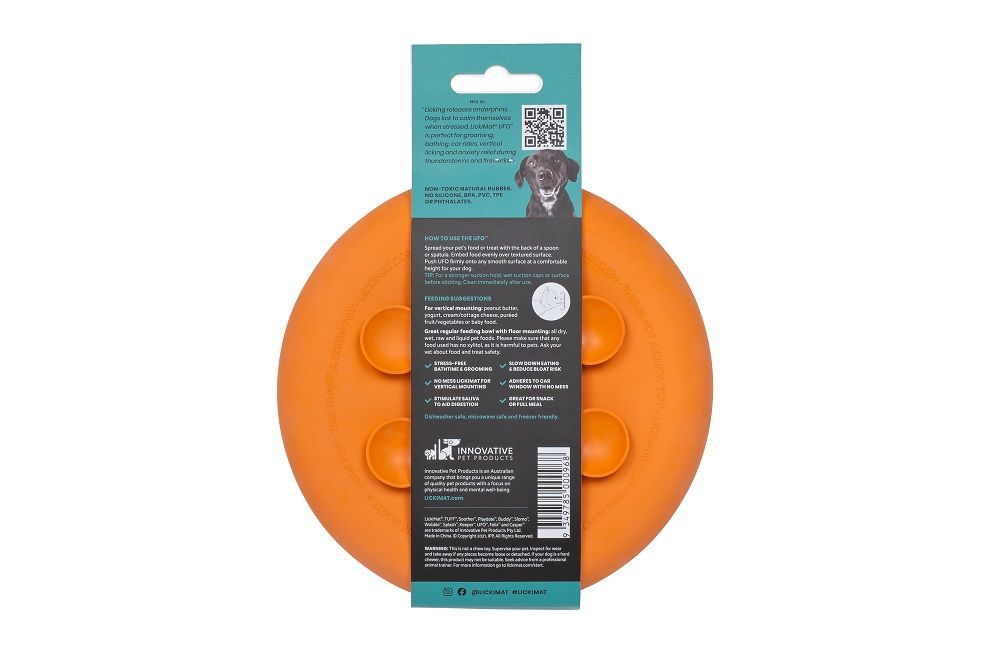 Lickimat Ufo Orange – Die perfekte Beschäftigung für Ihren Hund