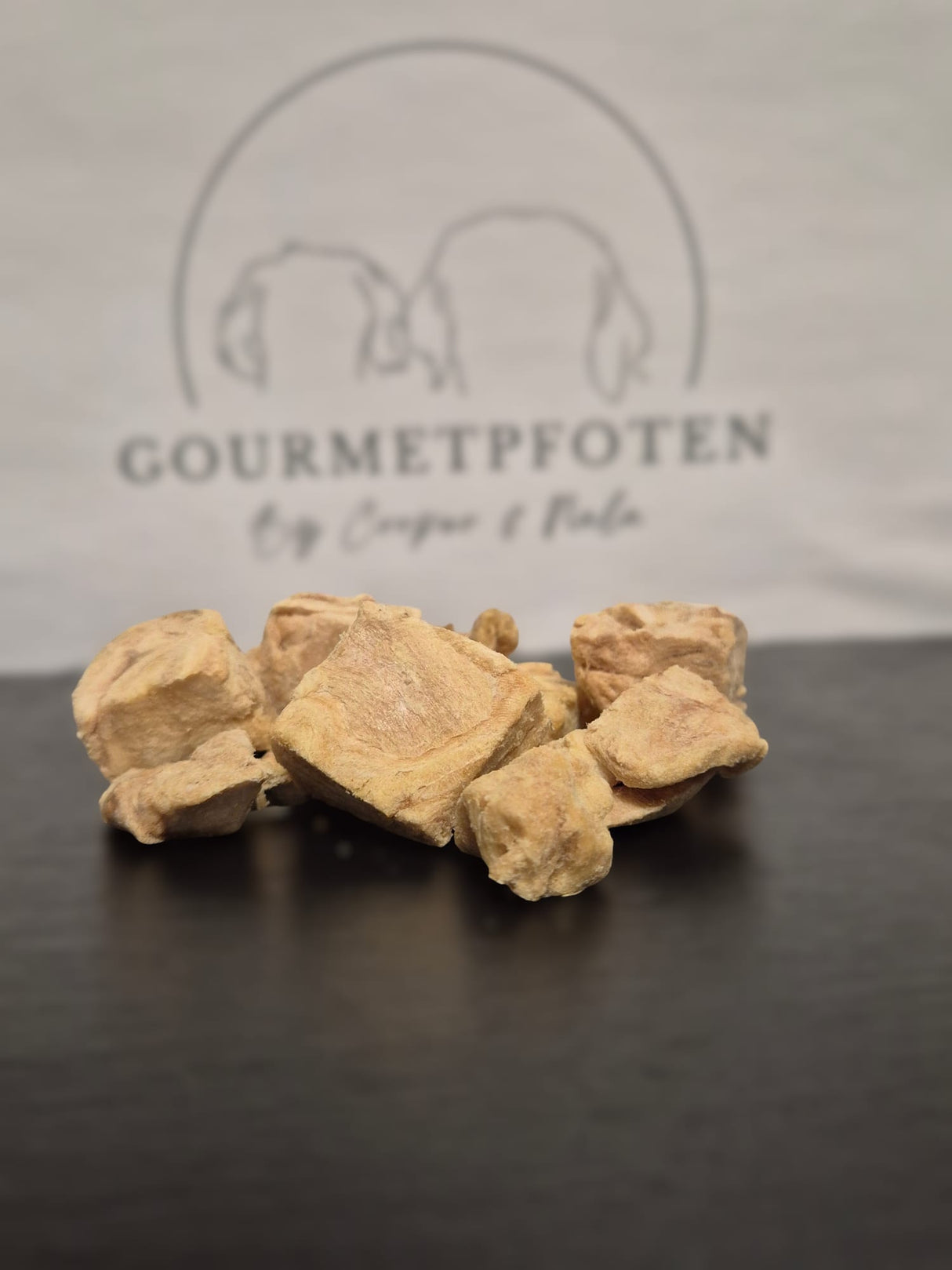 Kaninchenfleisch gefriergetrocknet