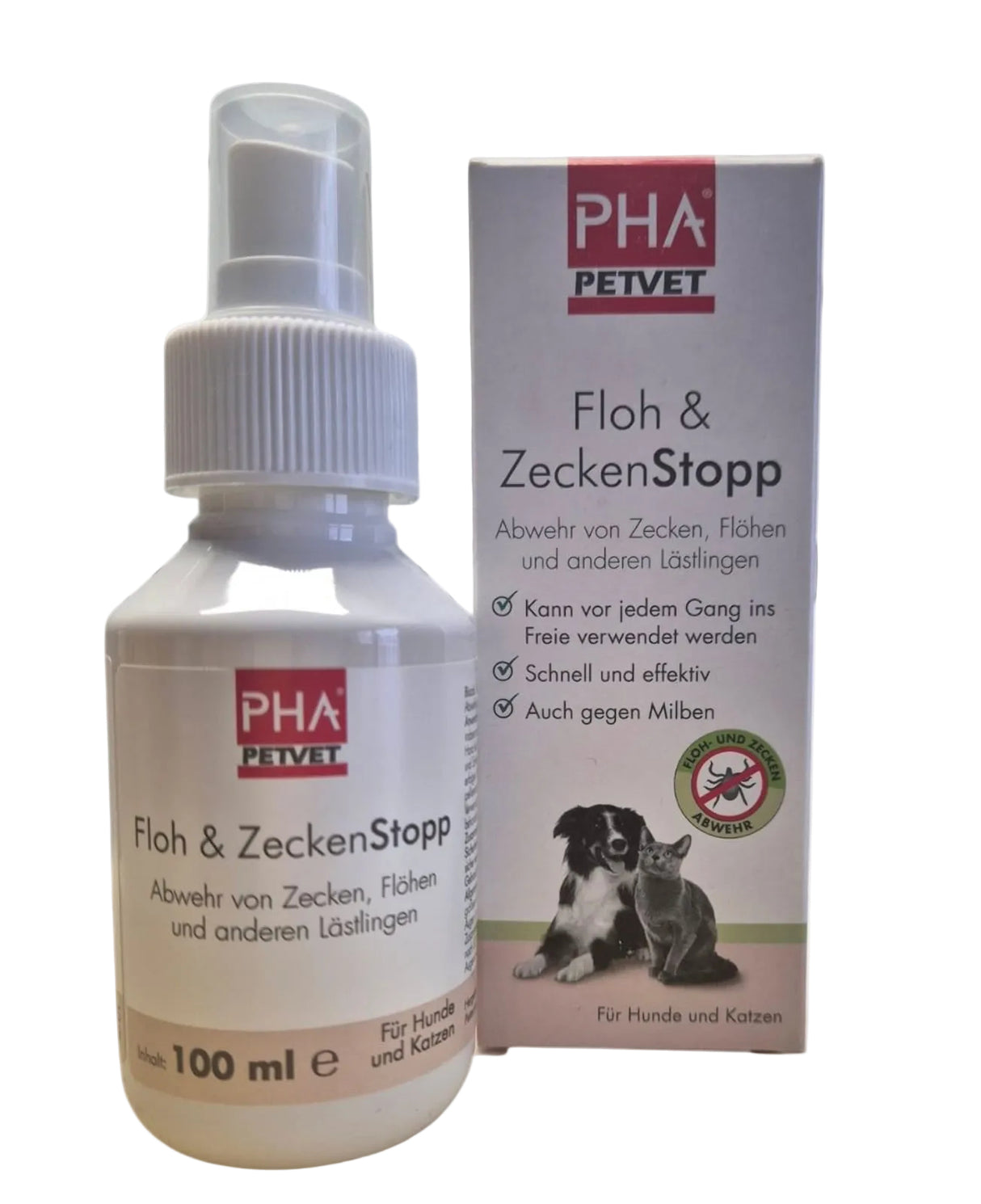 PHA Floh & ZeckenStopp für Hunde u. Katzen 100 ml