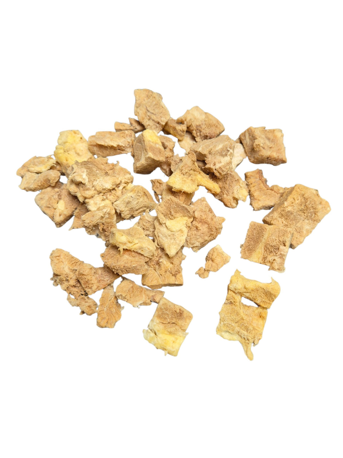 Gefriergetrocknete Fleischwürfel von gourmetpfoten.de als natürlicher Snack für Hunde