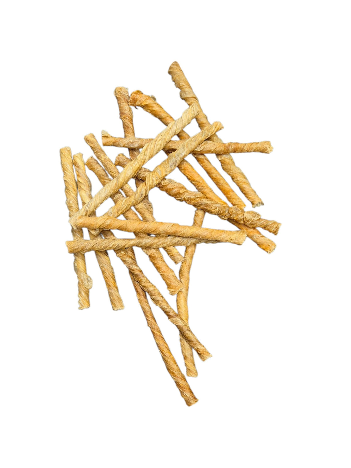 gourmetpfoten.de gedrehte Kau-Sticks aus Rinderhaut zur natürlichen Zahnpflege für Hunde