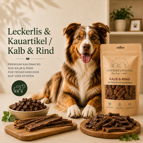 Leckerlis & Kauartikel / Kalb & Rind