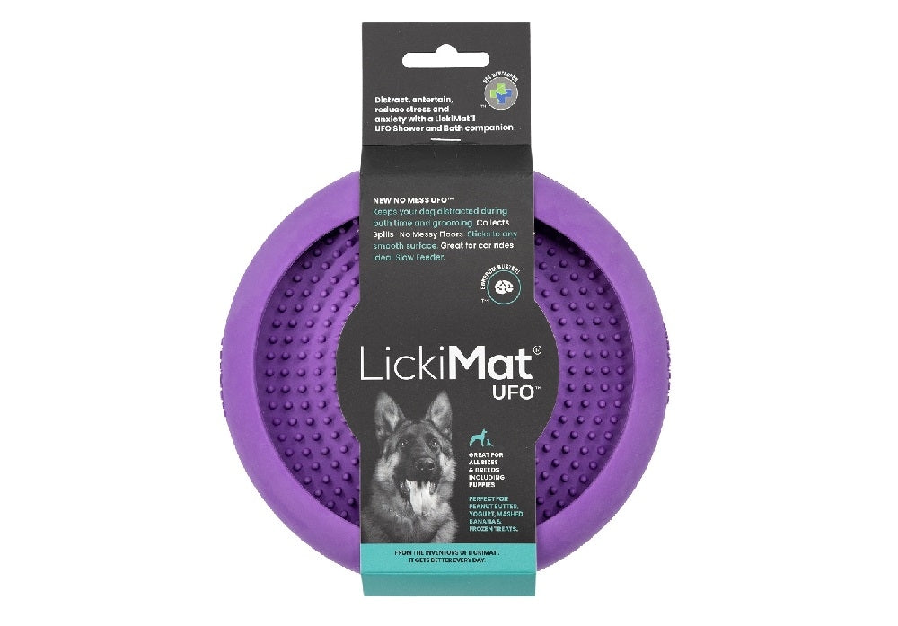 Lickimat Ufo Lila– Die perfekte Beschäftigung für Ihren Hund