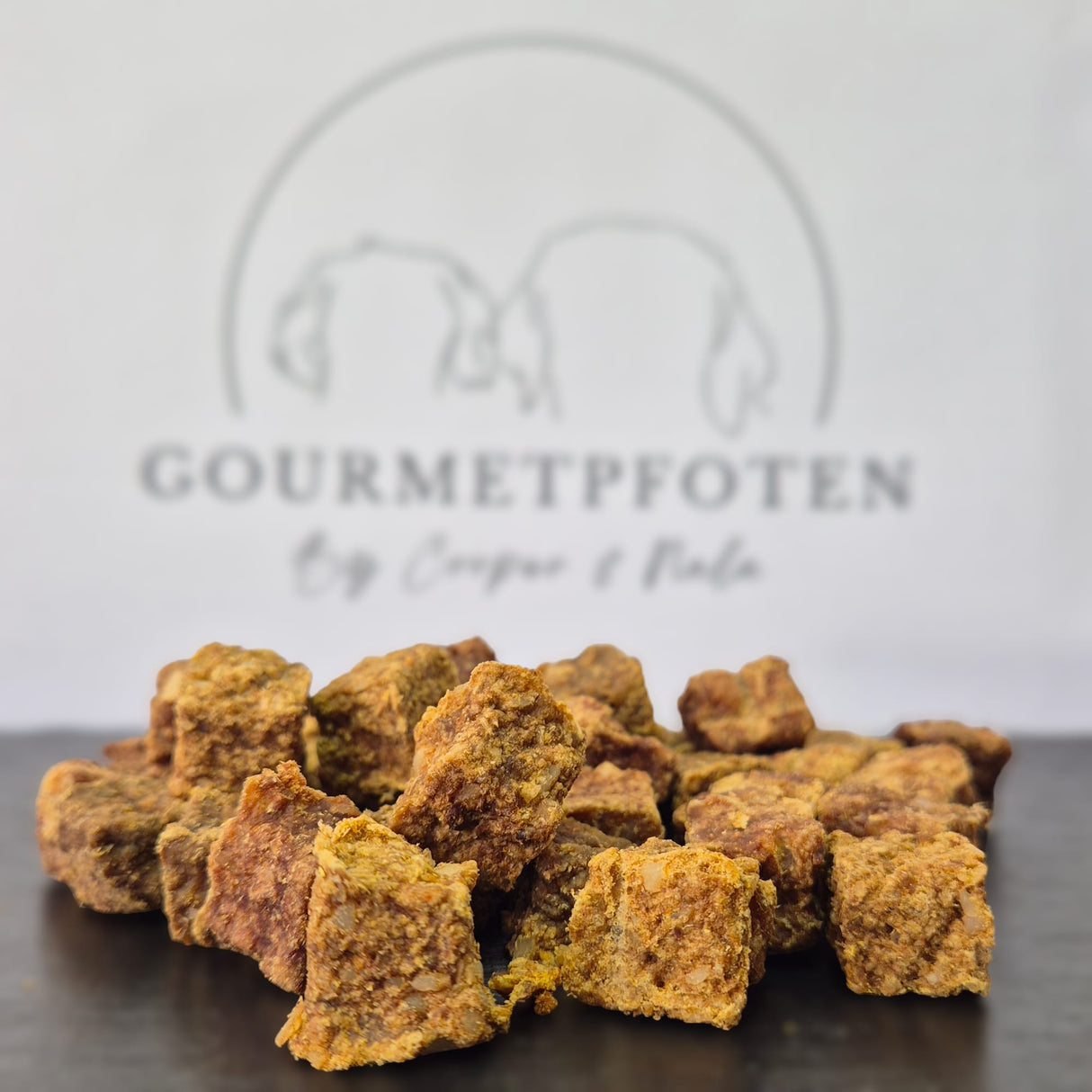 Ziegenwürfel getrocknet
