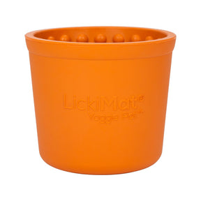 Lickimat Yoggie Pot Orange – Der ultimative Schleck-Spaß für Ihren Vierbeiner!