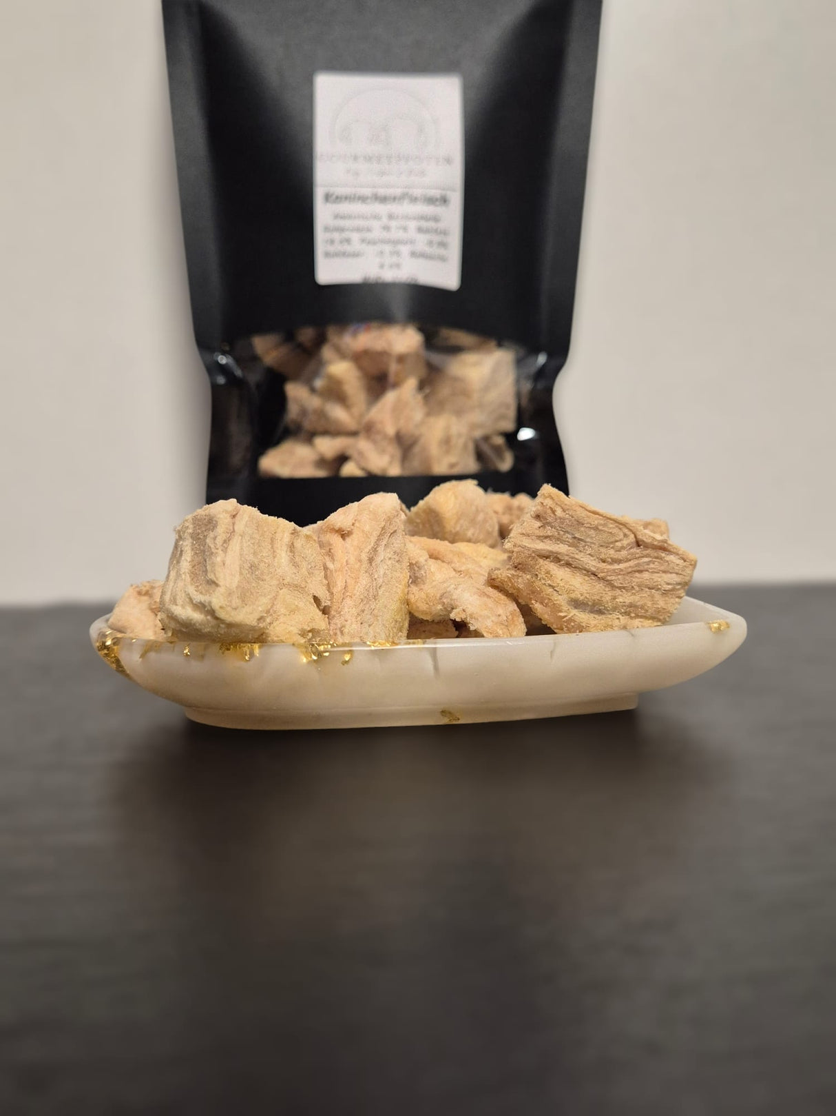 Kaninchenfleisch gefriergetrocknet
