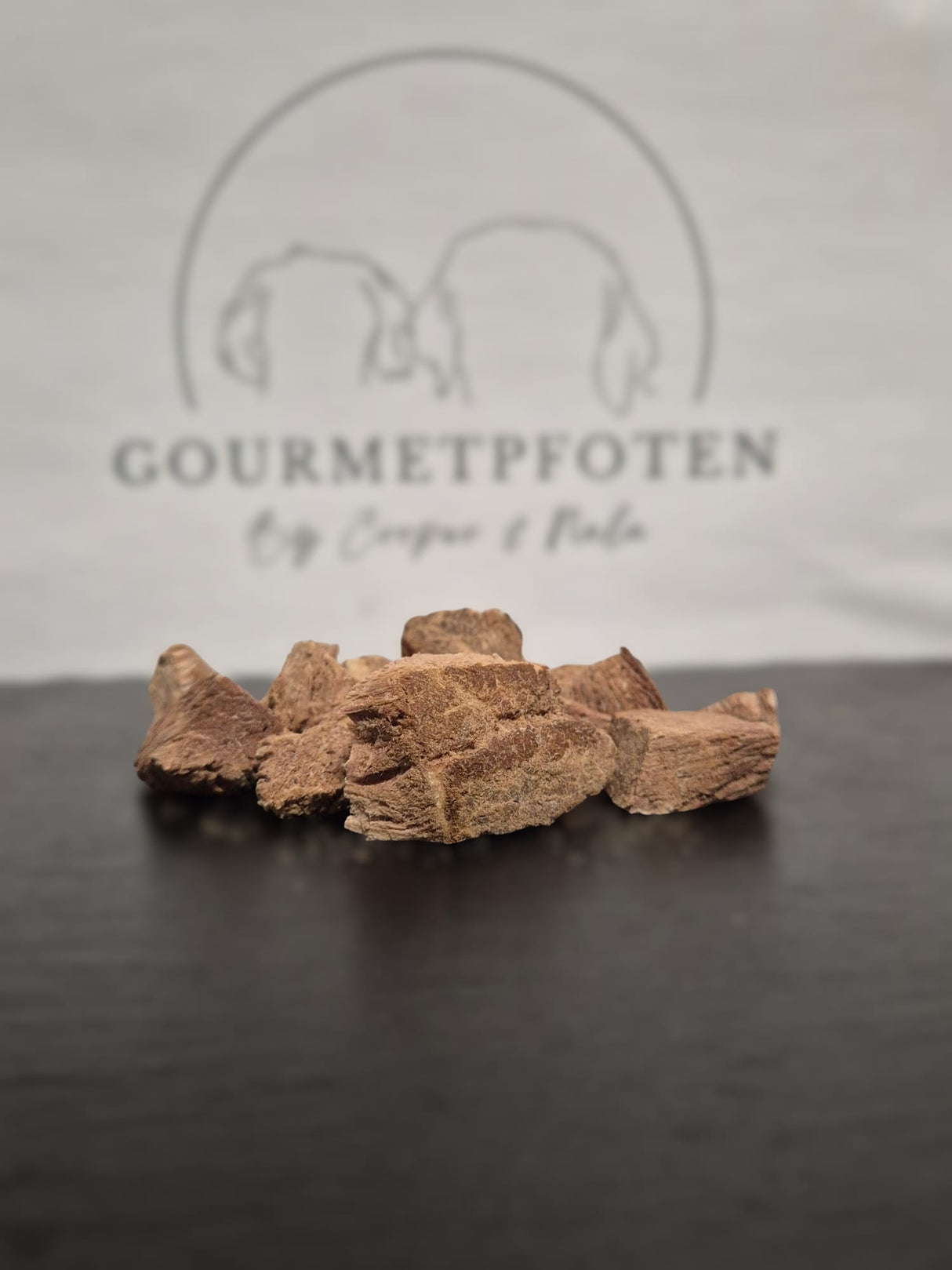 Straußenfleisch gefriergetrocknet