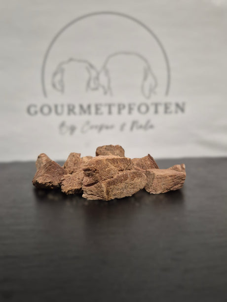 Straußenfleisch gefriergetrocknet
