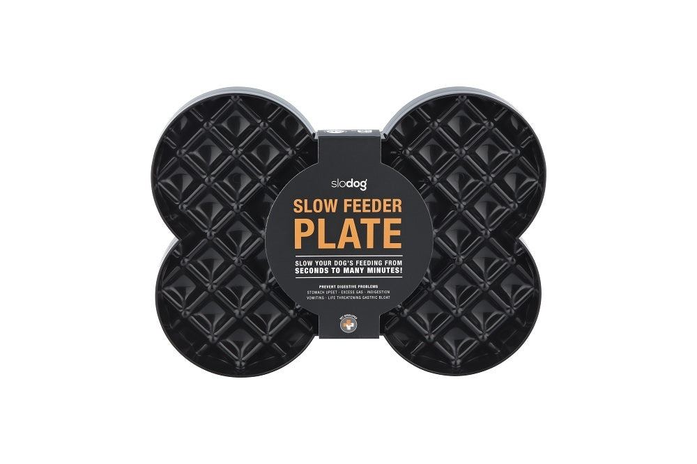 LickiMat Slodog Schwarz 35x26 cm