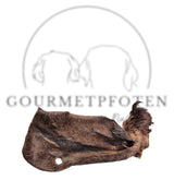 Ziegenohren mit Fell getrocknet