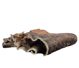 Pferdehautplatten mit Fell getrocknet