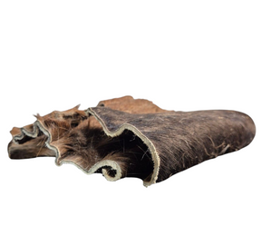 Pferdehautplatten mit Fell getrocknet