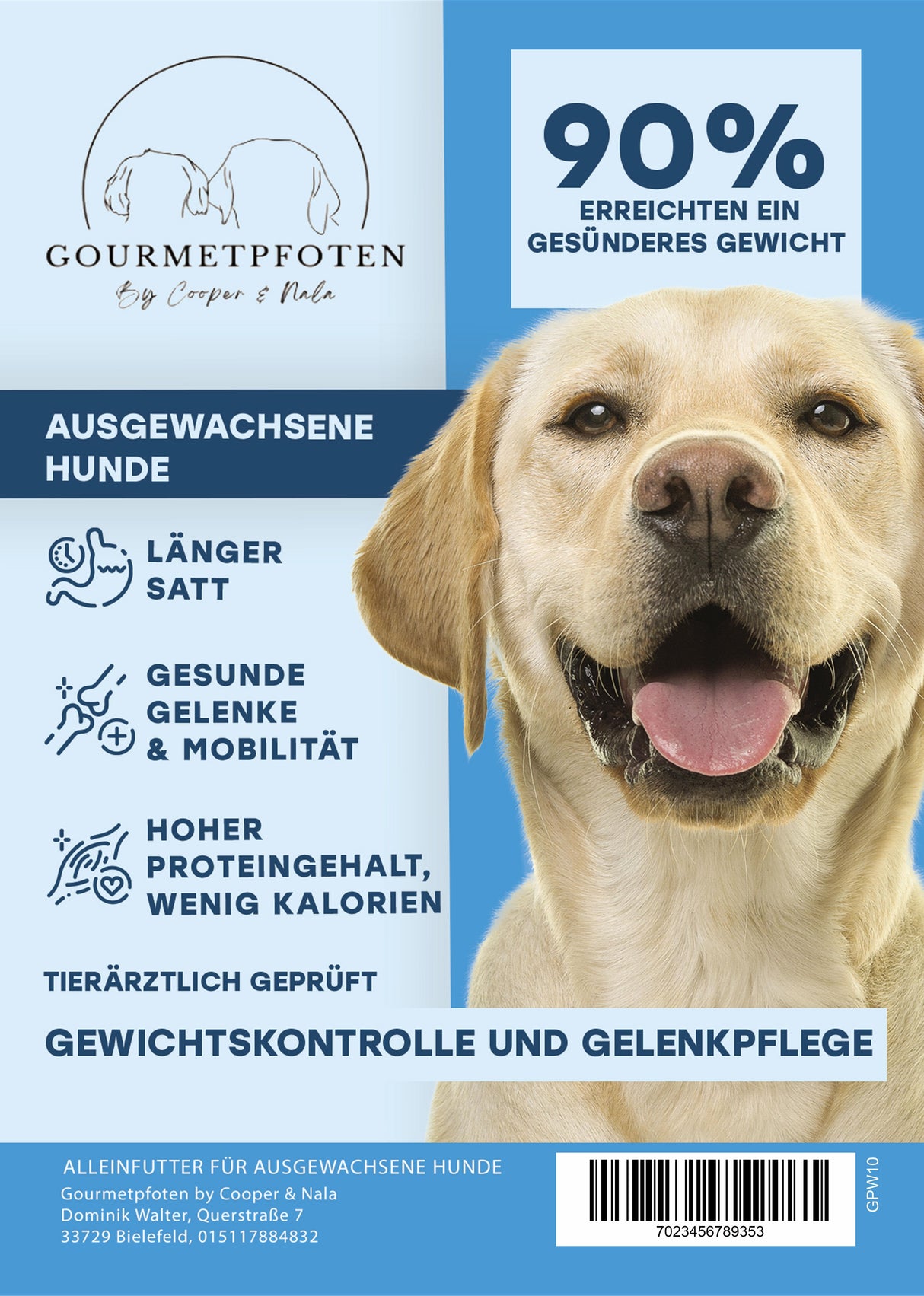 Trockenfutter Gelenkpflege & Gewichtskontrolle