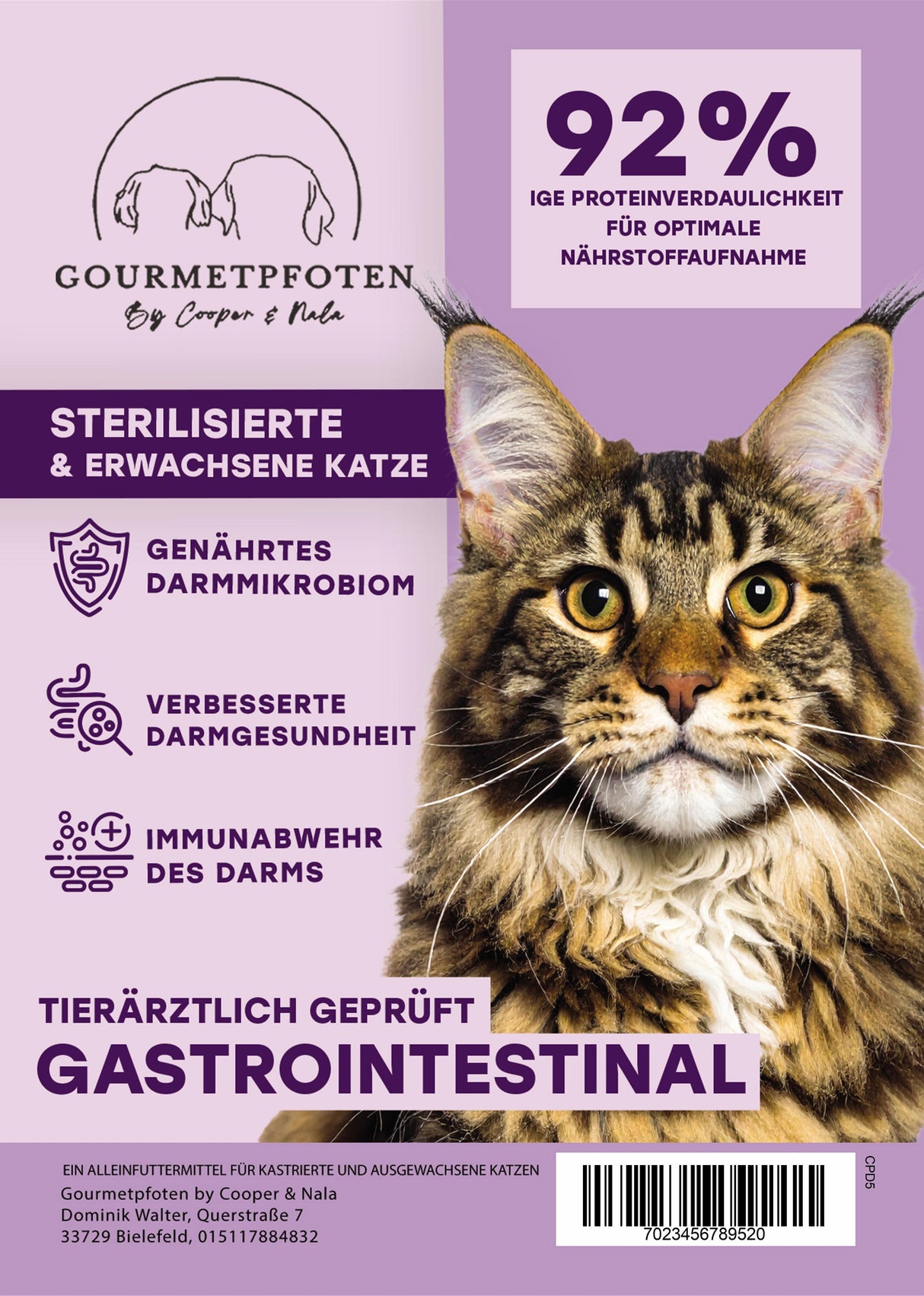 Trockenfutter Gastrointestinal Verdauungspflege