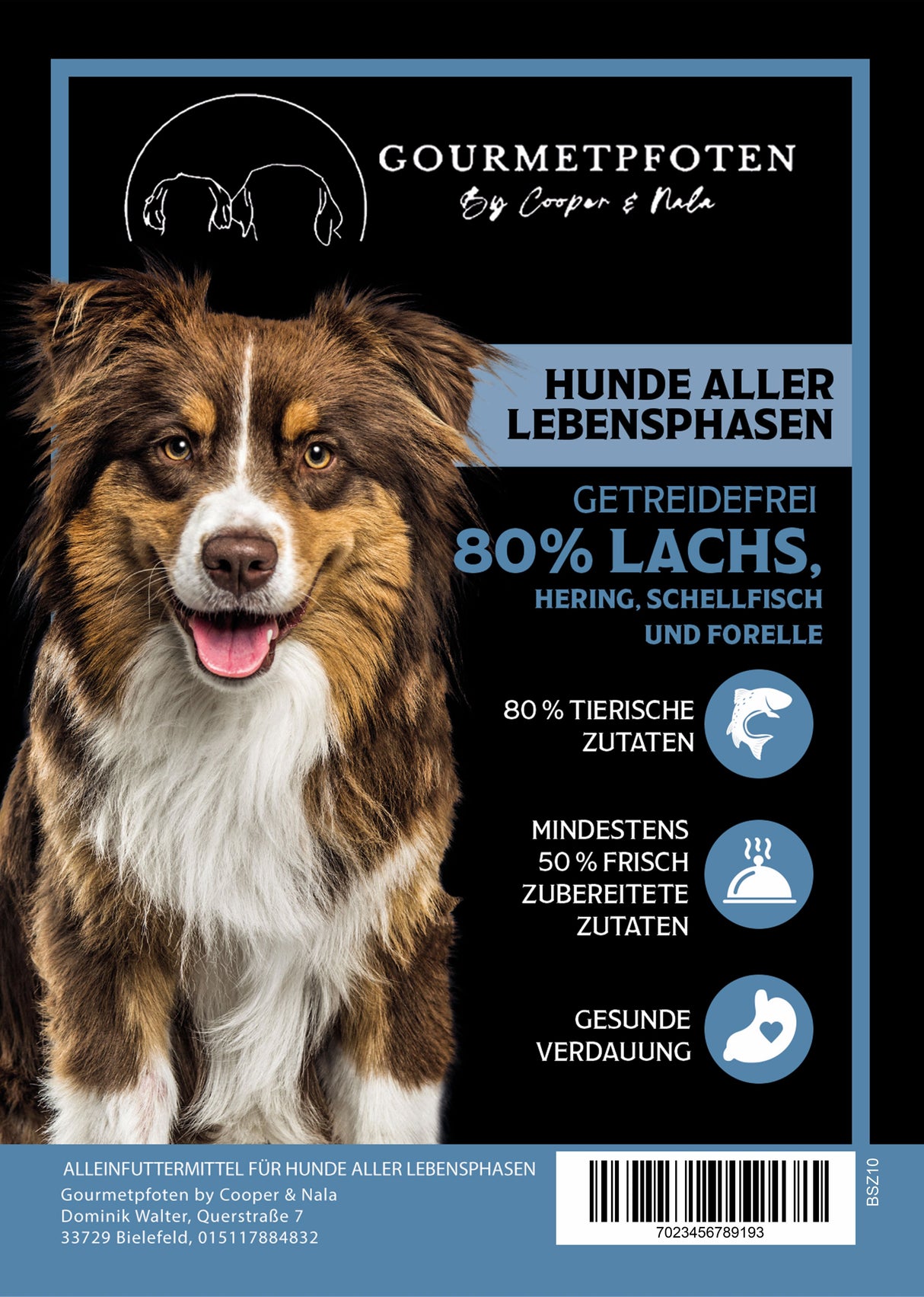 Trockenfutter Wilderness 80% Lachs, Hering, Schellfisch und Forelle