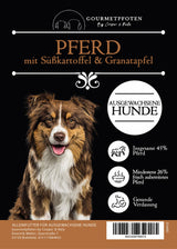 Trockenfutter Pferd mit Süßkartoffel & Granatapfel