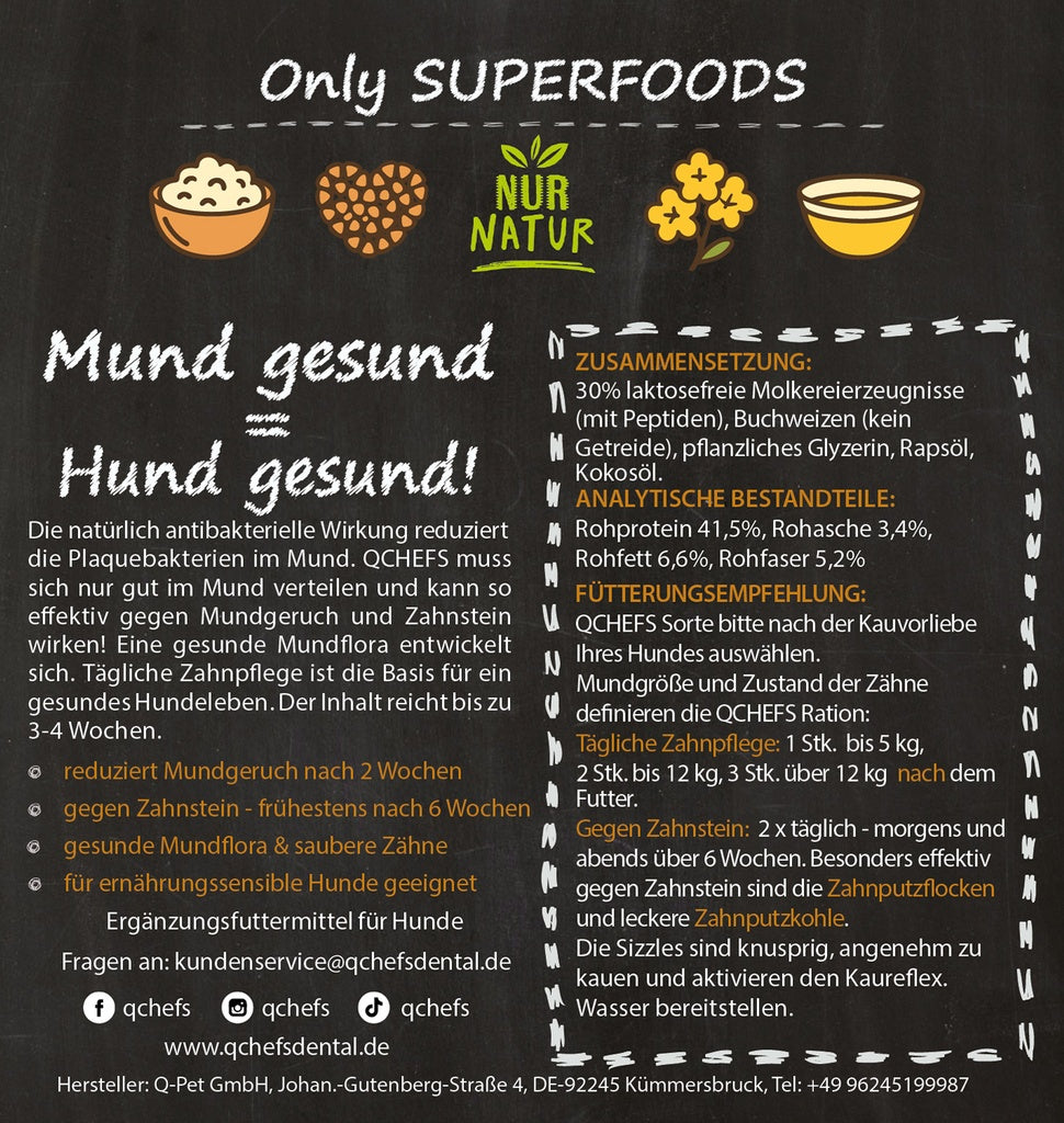 QChefs Sizzles Hund