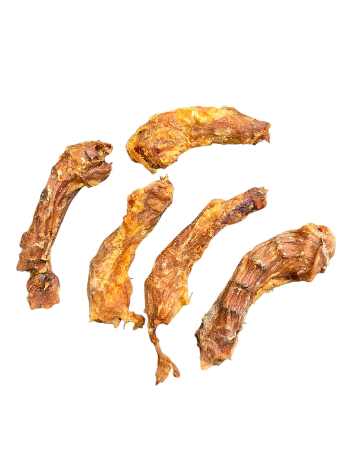 gourmetpfoten.de getrocknete Entenhälse als natürlicher und gesunder Kausnack für Hunde zur Zahnpflege