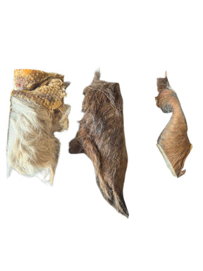 gourmetpfoten.de naturbelassene Kausnacks mit Fell für Hunde zur natürlichen Zahnpflege und Beschäftigung