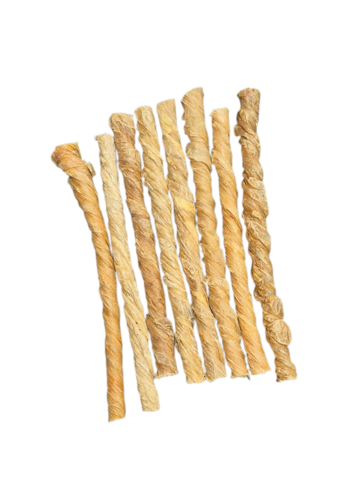 gourmetpfoten.de gedrehte Kau-Sticks aus Rinderhaut für Hunde zur natürlichen Zahnpflege
