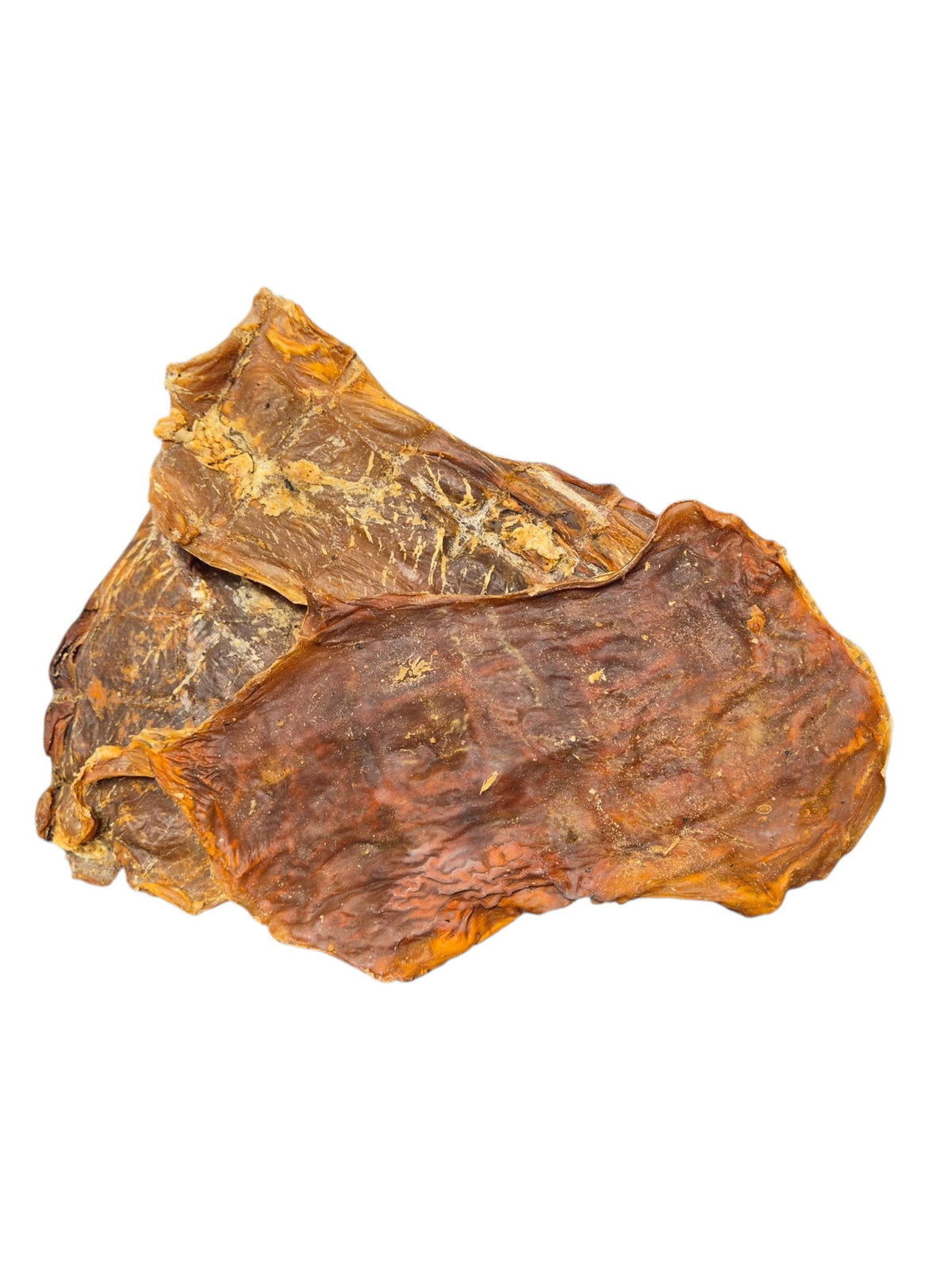 Natürliche, getrocknete Rinderkopfhaut von gourmetpfoten.de als robuster und proteinreicher Kausnack für Hunde