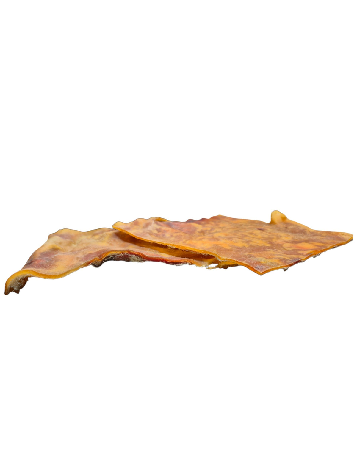 Naturbelassene, getrocknete Rinderkopfhaut von gourmetpfoten.de als gesunder und zahnreinigender Kausnack für Hunde