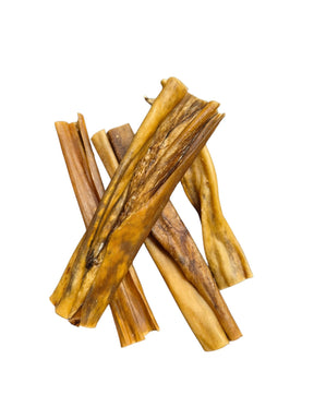 gourmetpfoten.de Rinderkopfhaut-Sticks als natürlicher Kausnack für Hunde zur Unterstützung der Zahnpflege