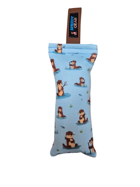 gourmetpfoten.de Speedy Gear Hundedummy mit Otter-Muster, schwimmfähiges Apportierspielzeug aus Polyester