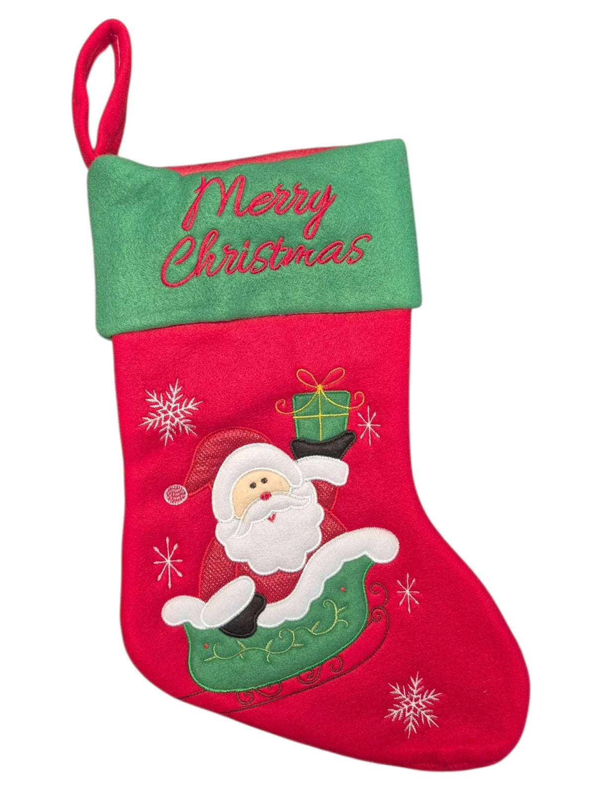 Weihnachtssocke für Hunde Weihnachtsmann Santa